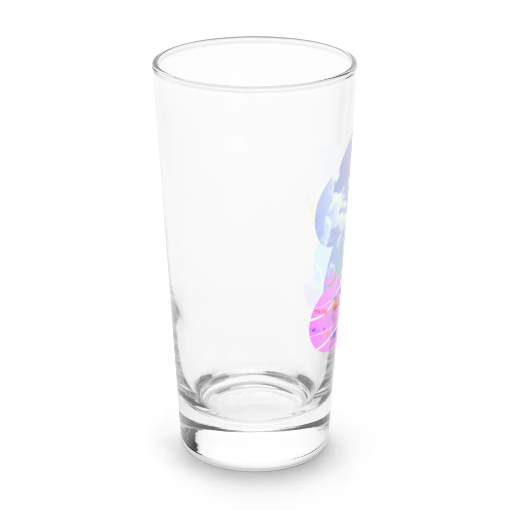 Rabbitflowerの夏の思い出 Long Sized Water Glass :left