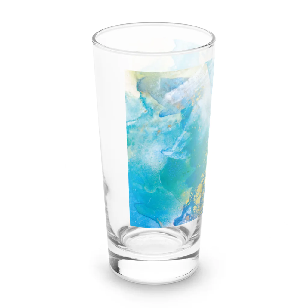 Art Room SunSの浜比嘉島　 Long Sized Water Glass :left