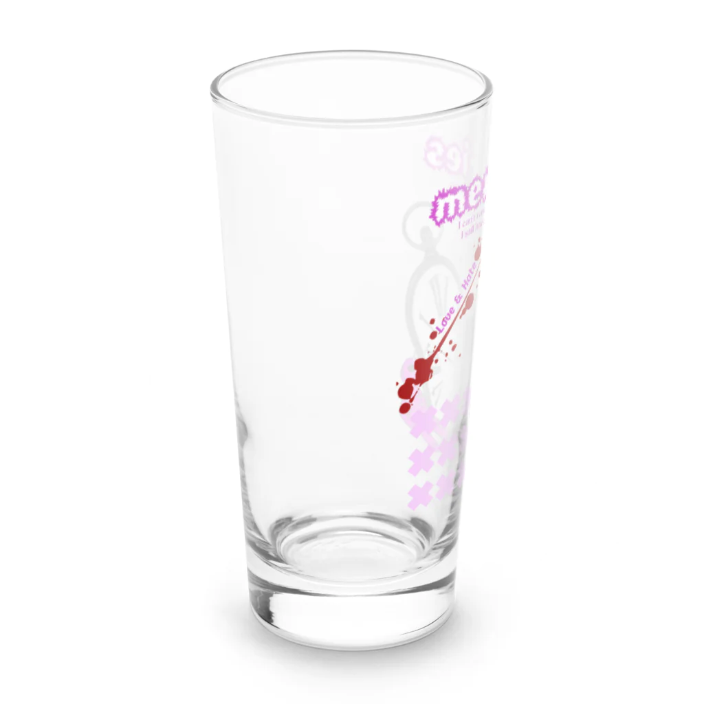 ㌍のるつぼのmemories Long Sized Water Glass :left