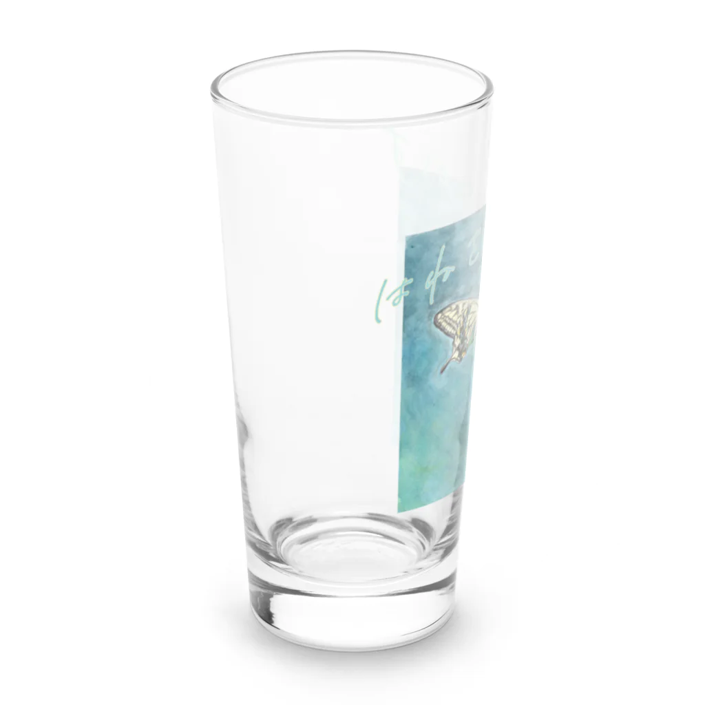 kitaooji shop SUZURI店のはねをかわかす Long Sized Water Glass :left