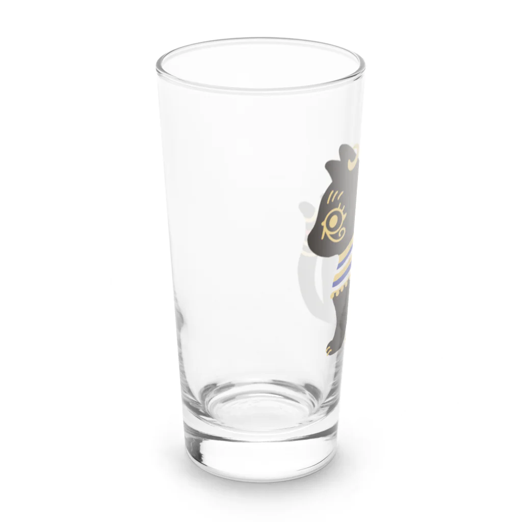 LAP CATs ＊hizaneko＊のバステト神（ベビちゃん仕様）文字凹バージョン Long Sized Water Glass :left