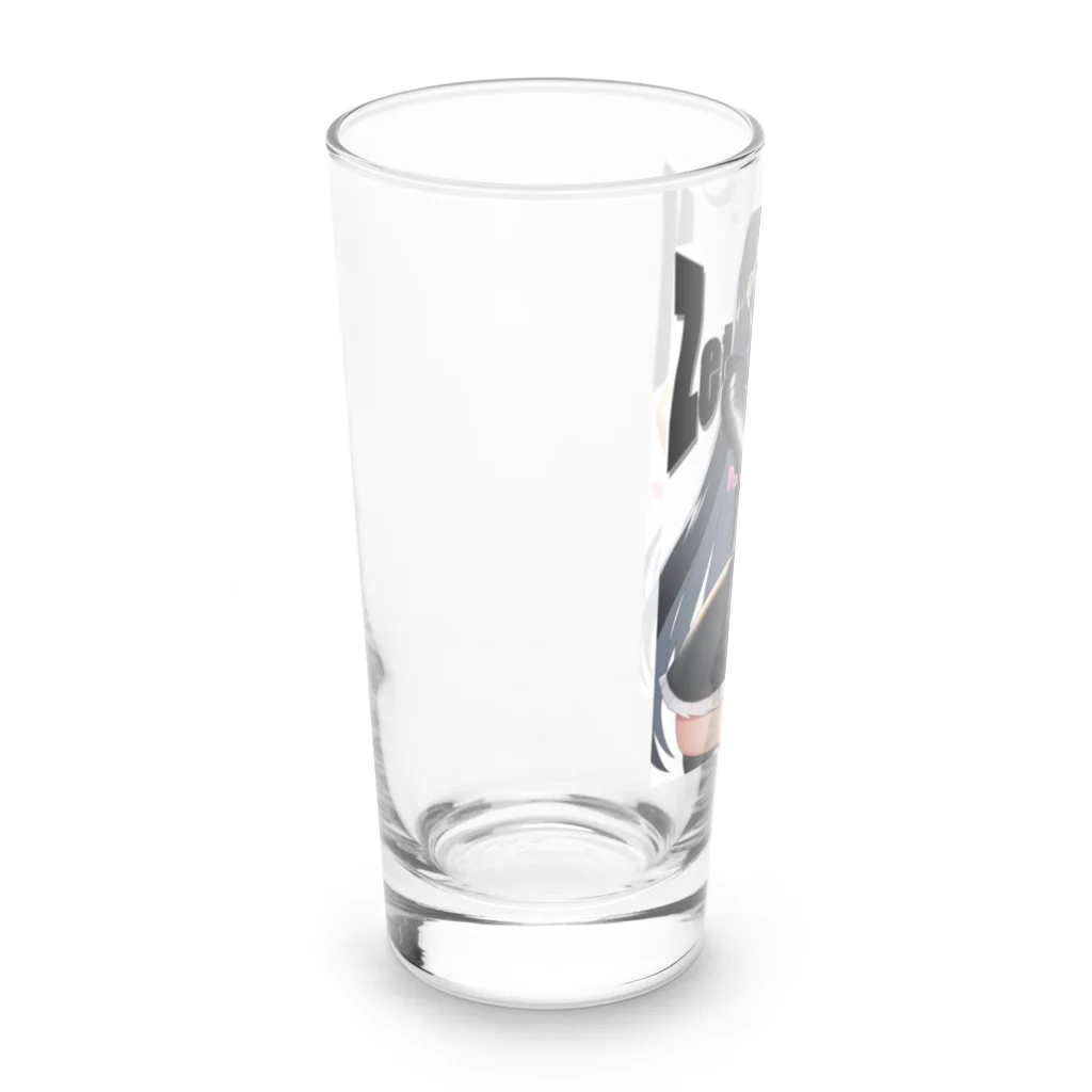 amamoemomoの擬人化怪獣女の子 Long Sized Water Glass :left