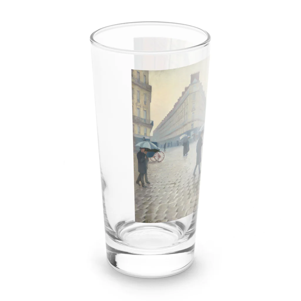 世界美術商店のパリの通り、雨 / Paris Street; Rainy Day Long Sized Water Glass :left