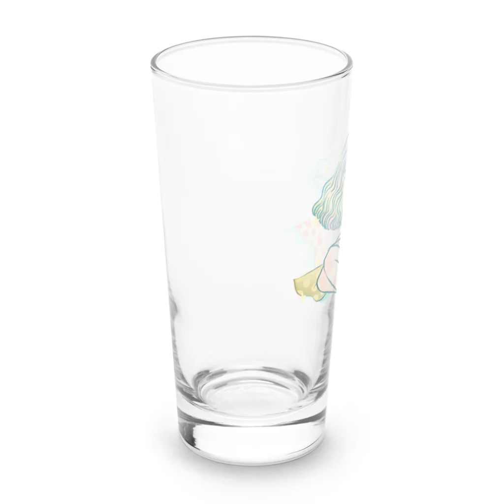 きらきら がーるずのレトロガール Long Sized Water Glass :left