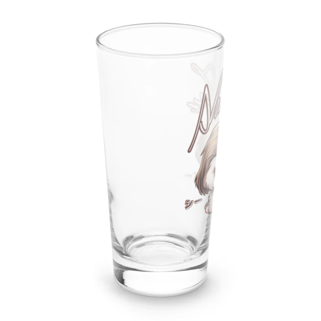 furebuhi　clubのシーズー鼻ペチャシリーズ Long Sized Water Glass :left