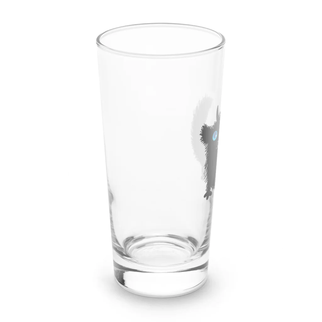 のほほん屋の山犬のモプ Long Sized Water Glass :left