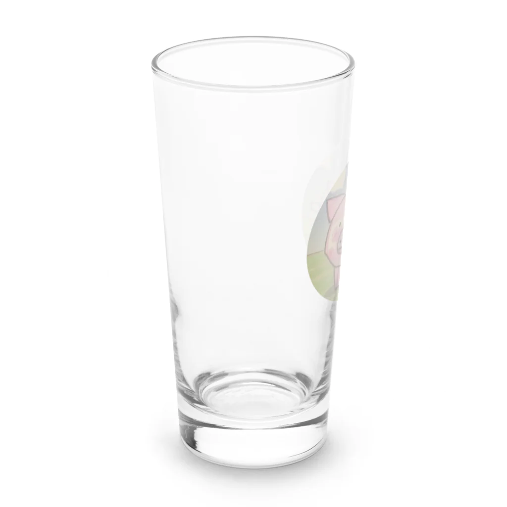 スーパーピッグSUZURI店のスーパーピッグ Long Sized Water Glass :left