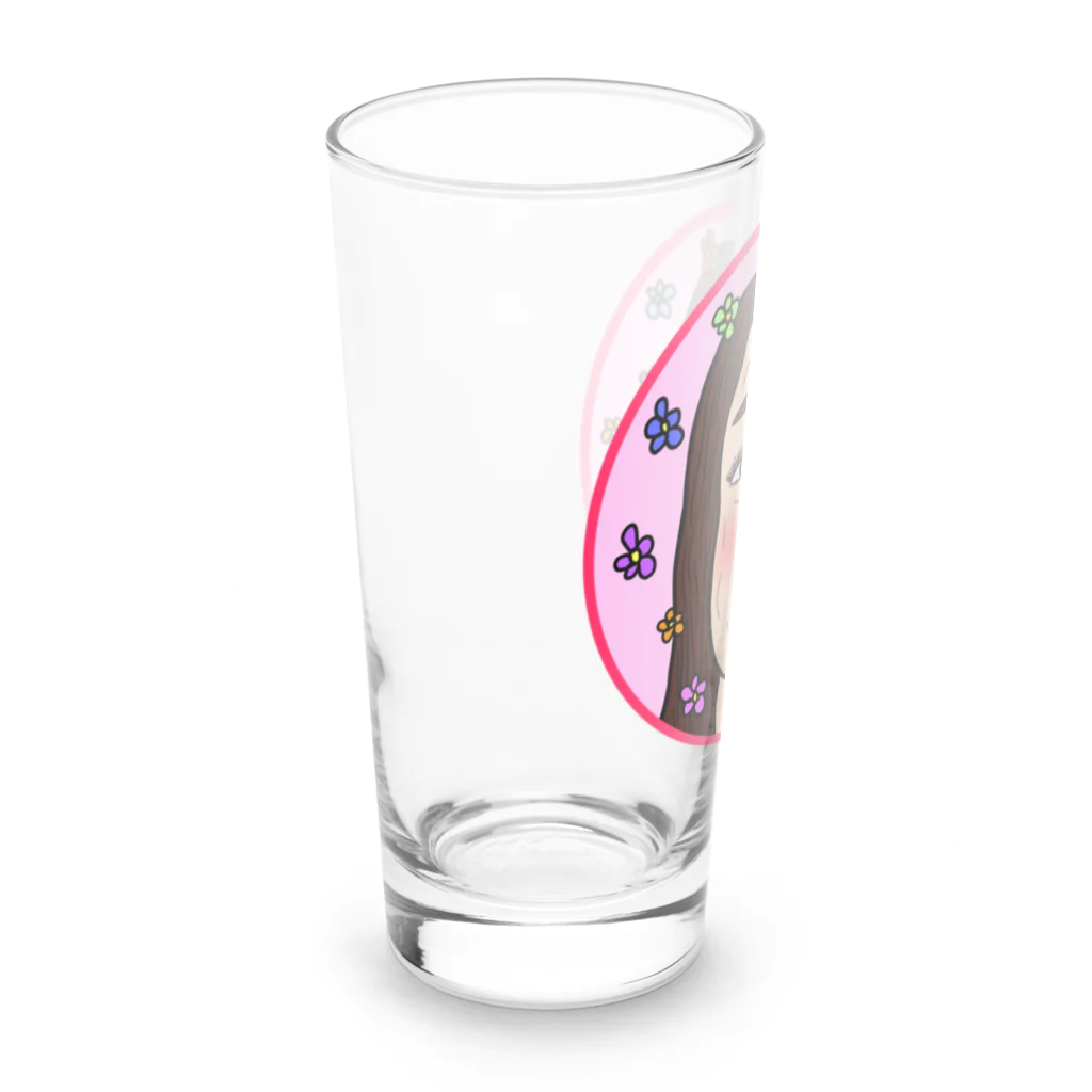 じゅうに（Jyuuni）の0120・熟熟まなちゃん・配信者シリーズ（じゅうにブランド） Long Sized Water Glass :left