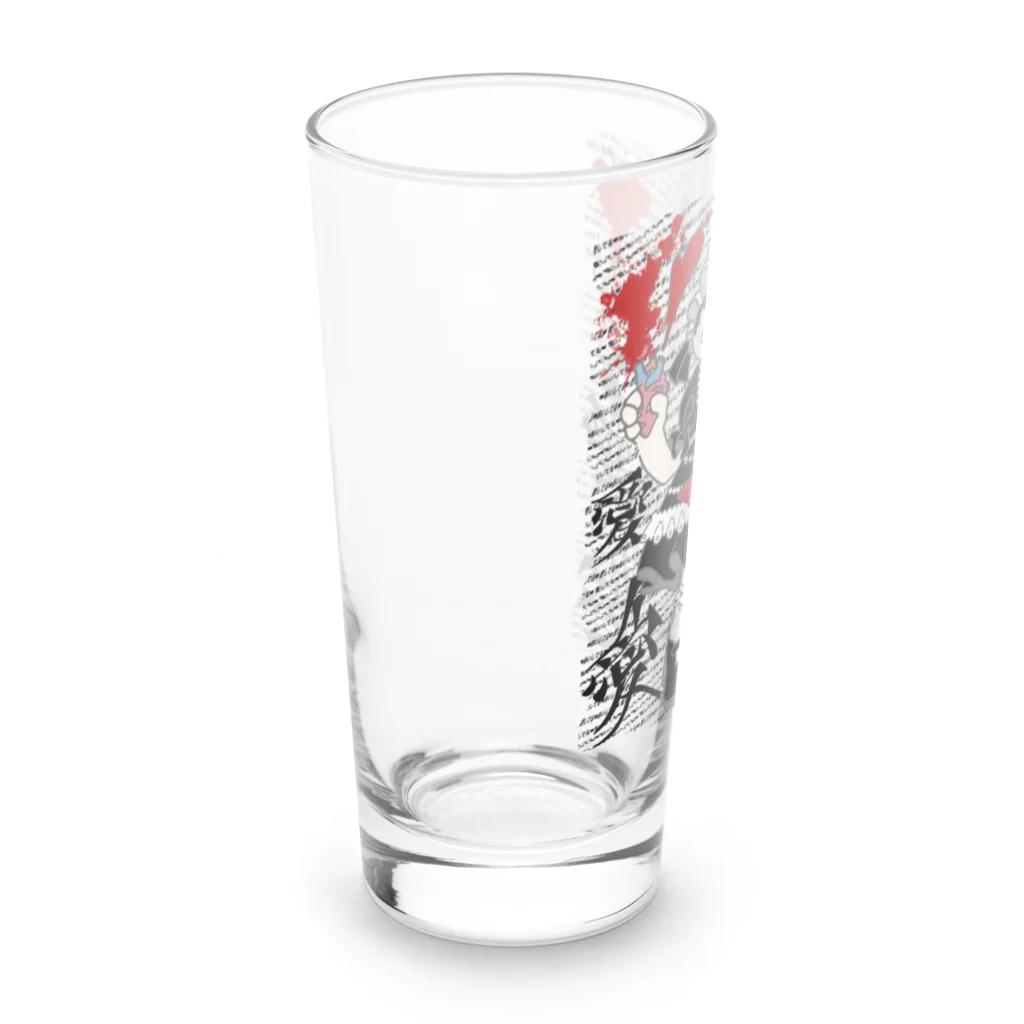 ニコニコわんちゃんのお店やさんの愛メガ盛り♡ Long Sized Water Glass :left