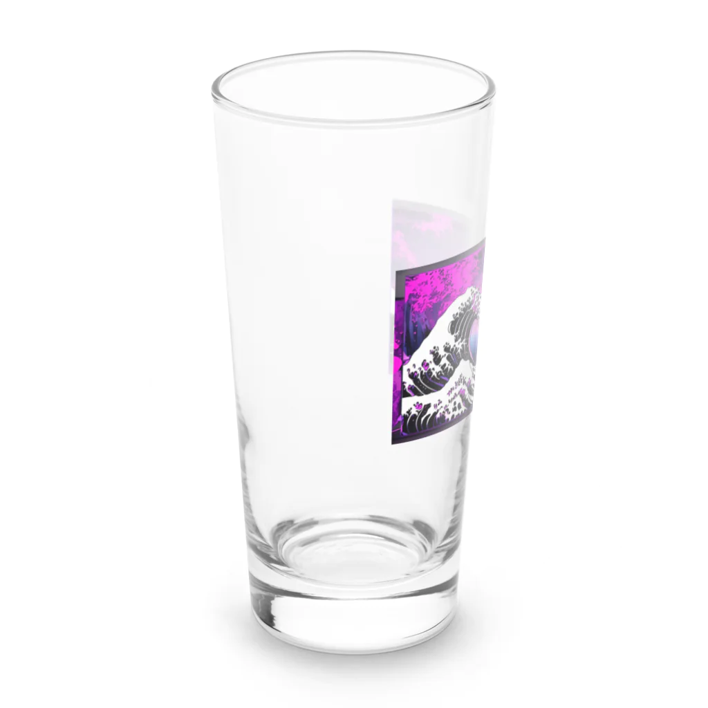 JAPANESE_GODの神奈川沖浪裏 Long Sized Water Glass :left