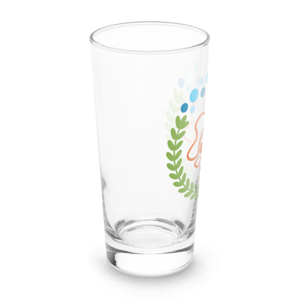 SAYACOのりゅうきん　水草モチーフ Long Sized Water Glass :left