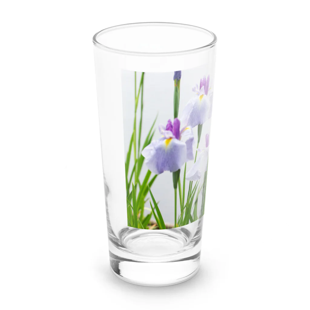 akane_art（茜音工房）の癒しの風景（花菖蒲） Long Sized Water Glass :left