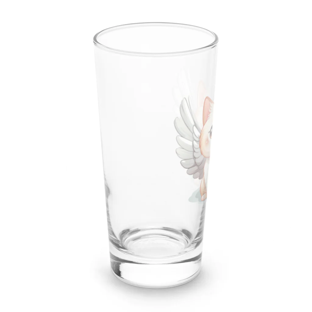Vasetti_pressの可愛いねこ天使 Long Sized Water Glass :left