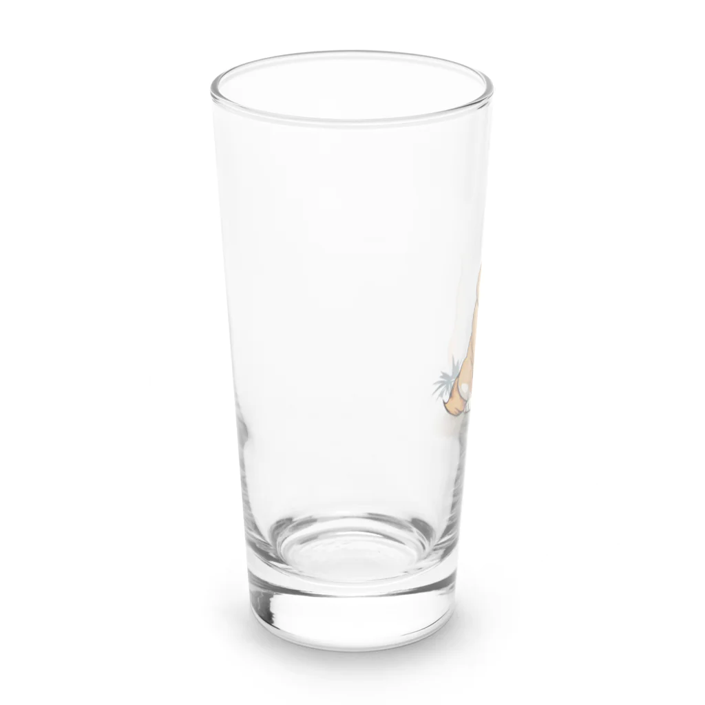 かどにKOYUBIのグラしばさん Long Sized Water Glass :left