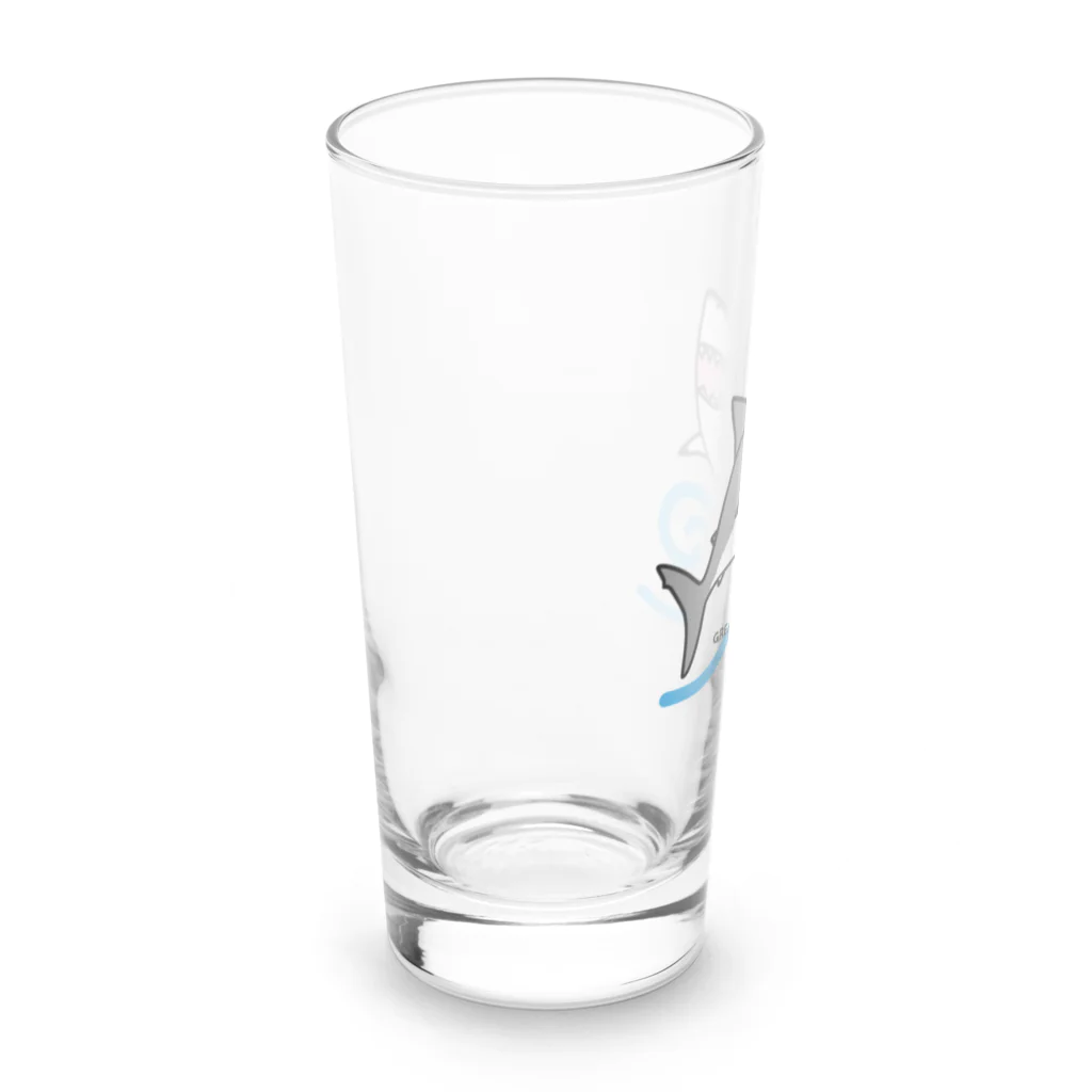 BLUENASHARKのホホジロザメ Long Sized Water Glass :left