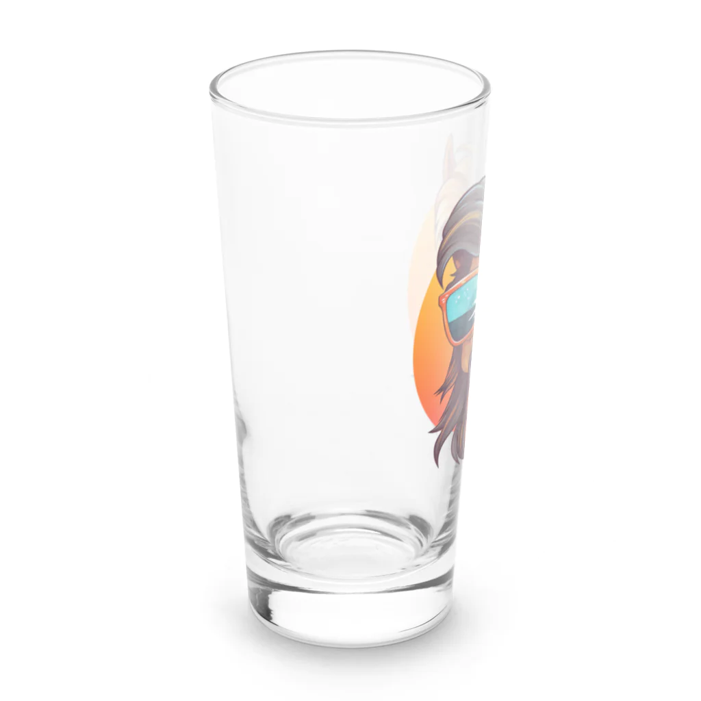 Vasetti_pressのカッコいい馬 Long Sized Water Glass :left