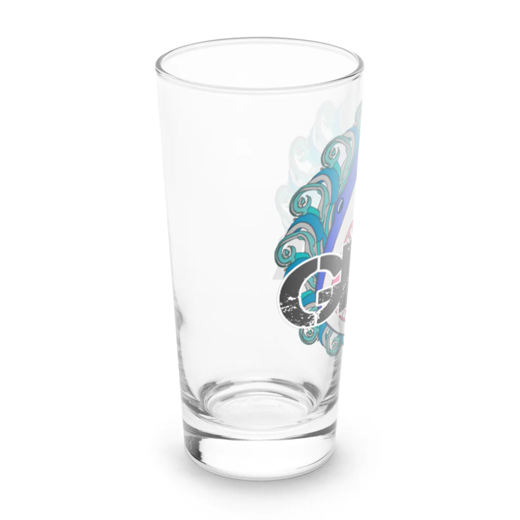 LalaHangeulのぎがばいと 鮫デザイン Long Sized Water Glass :left