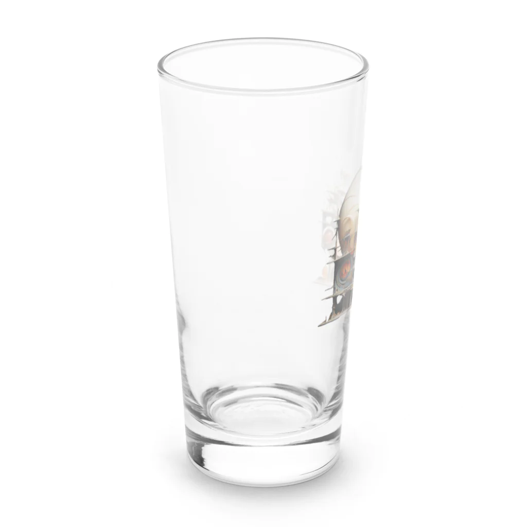 gomashio8899のアートのしろ Long Sized Water Glass :left