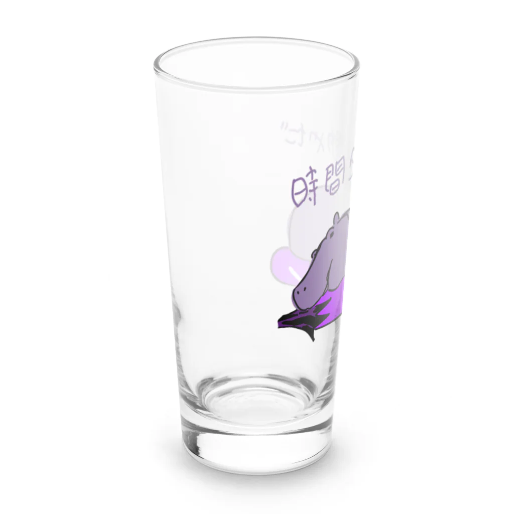 Sagazo Shopの河馬と茄子 Long Sized Water Glass :left