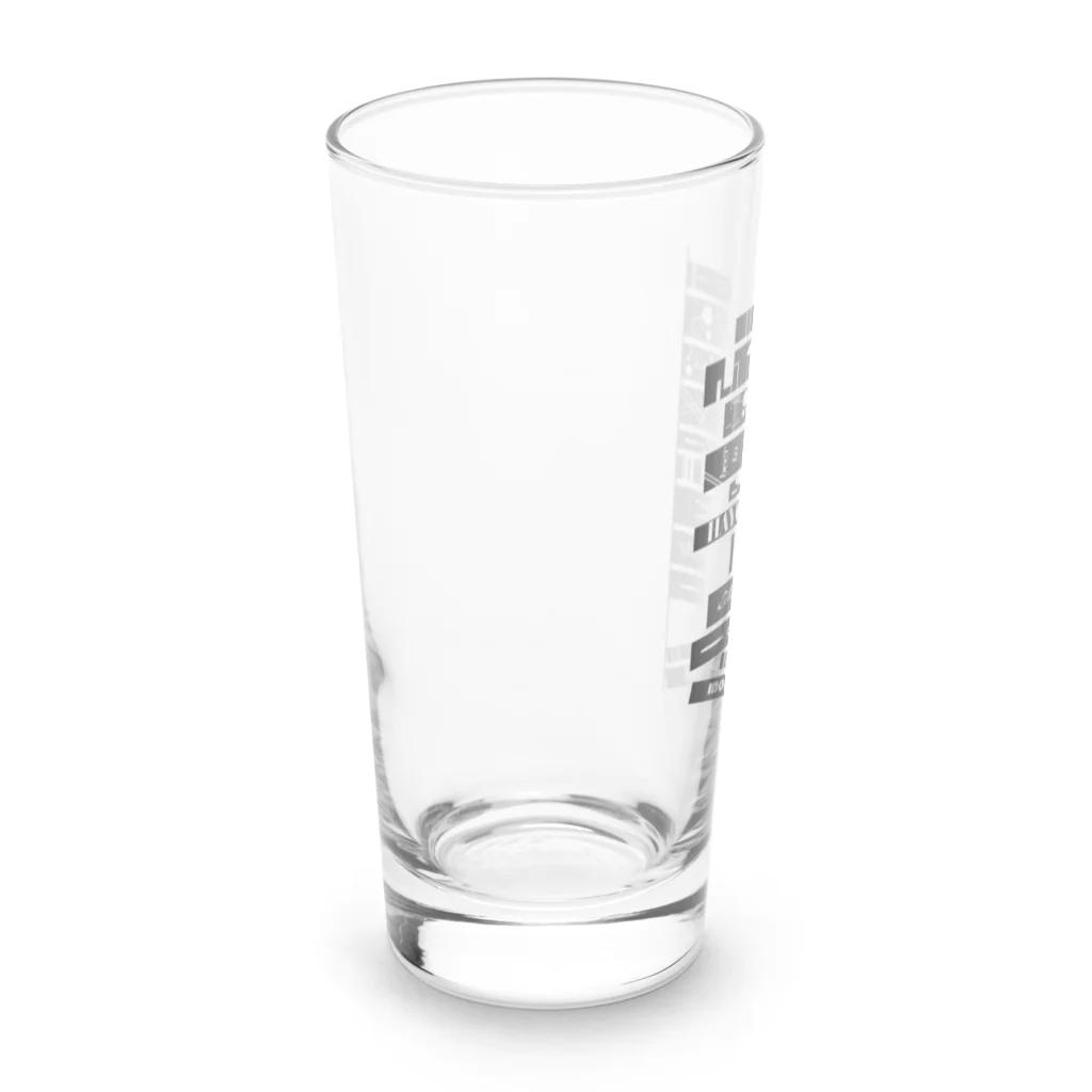 みなのせかいのよく見ると怠惰な本棚 横 Long Sized Water Glass :left