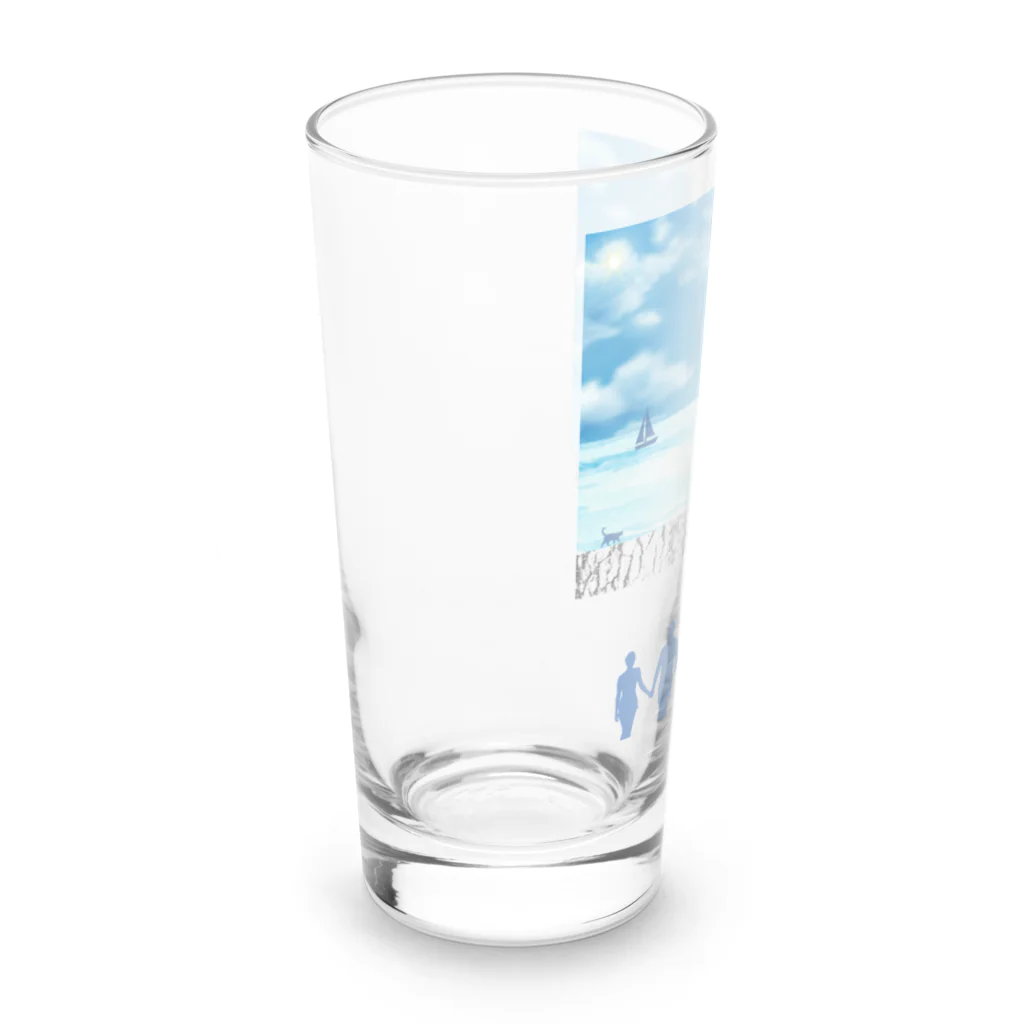 Sky00の日本の夏の風景 Long Sized Water Glass :left