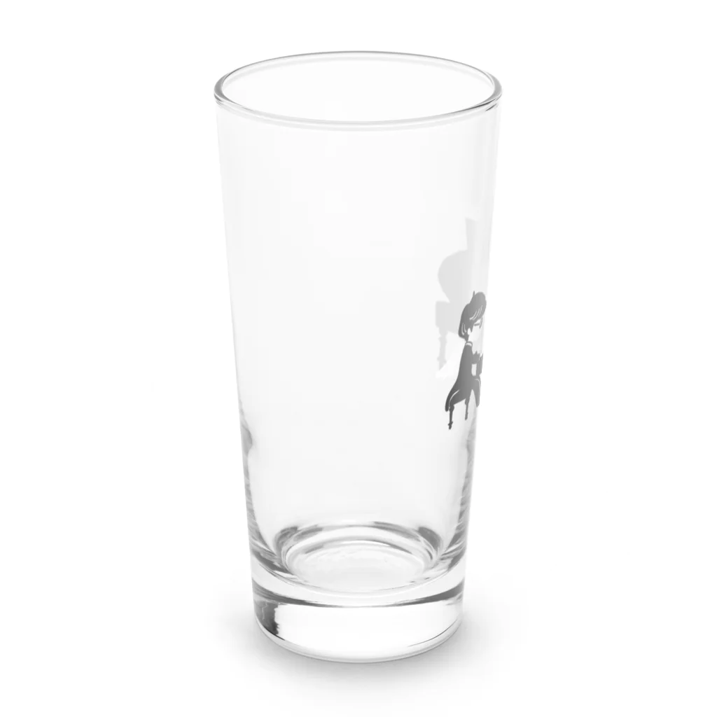 ばるぼら堂のピアノマン Long Sized Water Glass :left