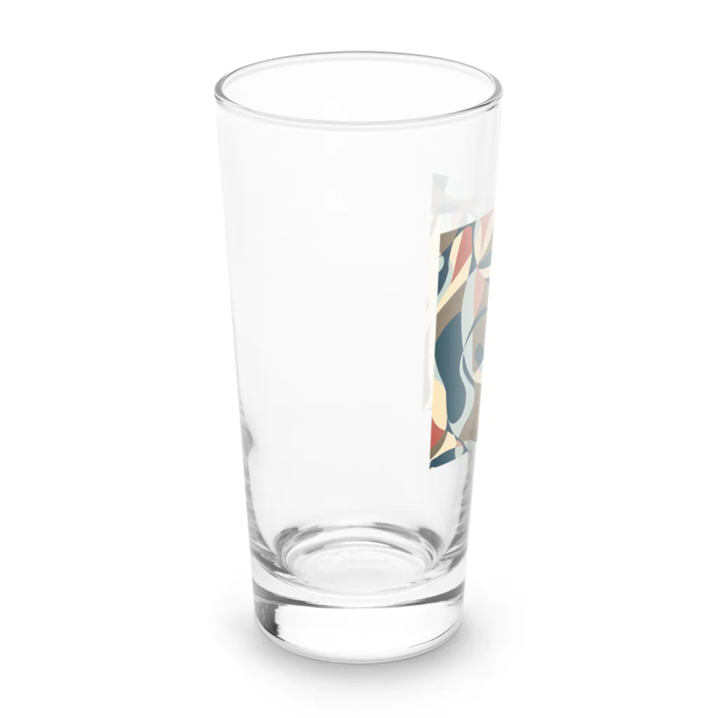blue_springのピカソ風迷彩 Long Sized Water Glass :left