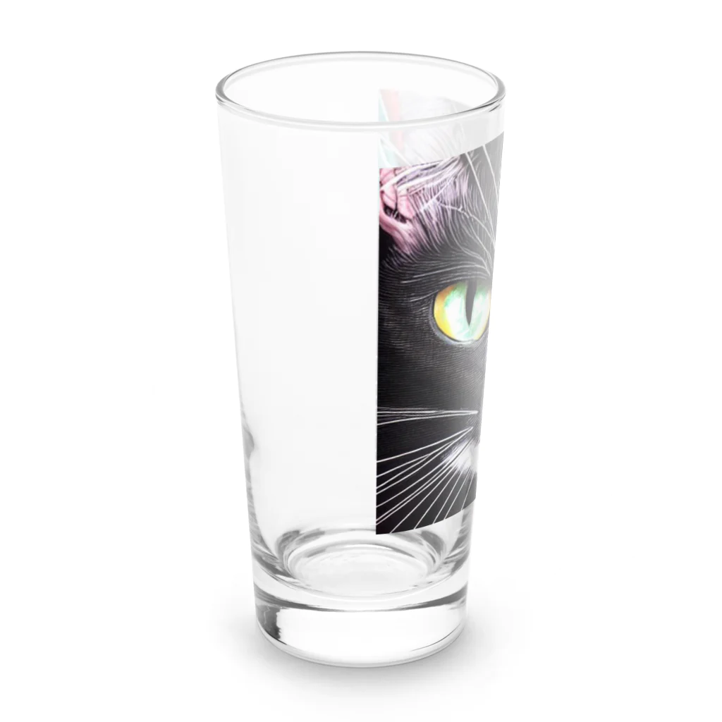 CAT GPT?のイケメンの心得 Long Sized Water Glass :left