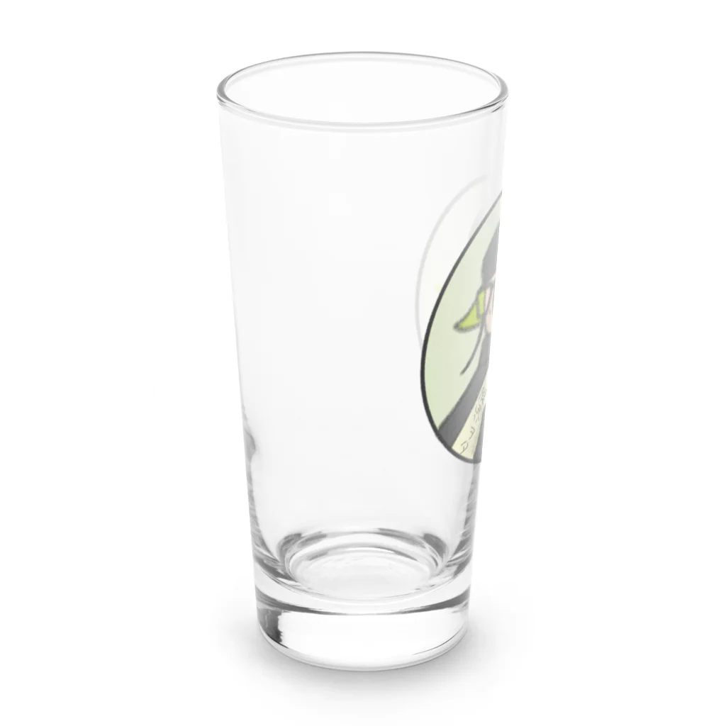 めがねのひとの限界ヲタクのアイコン Long Sized Water Glass :left