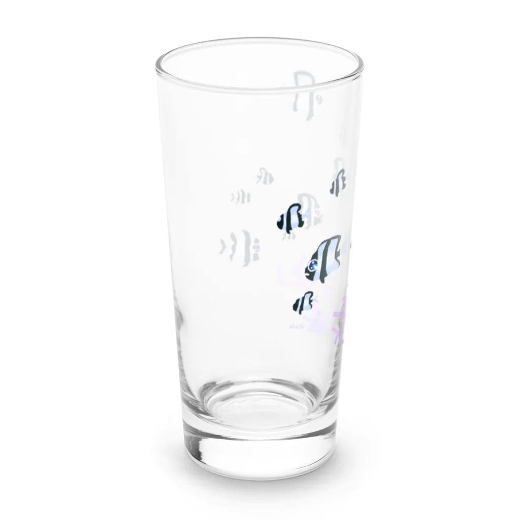 栗坊屋のいろいろリュウキュウスズメダイ Long Sized Water Glass :left