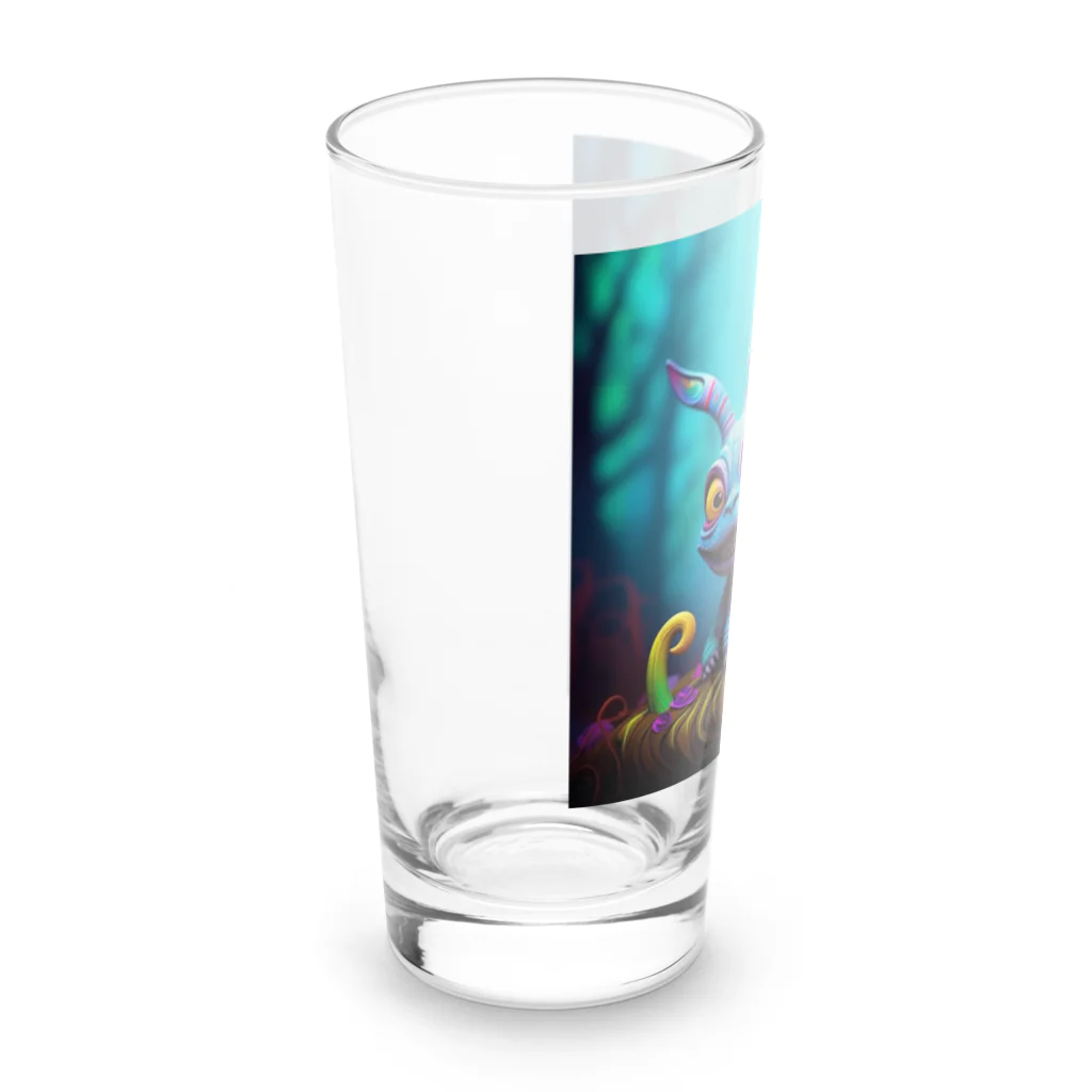 violetpennes23のチェシャ芋虫 Long Sized Water Glass :left