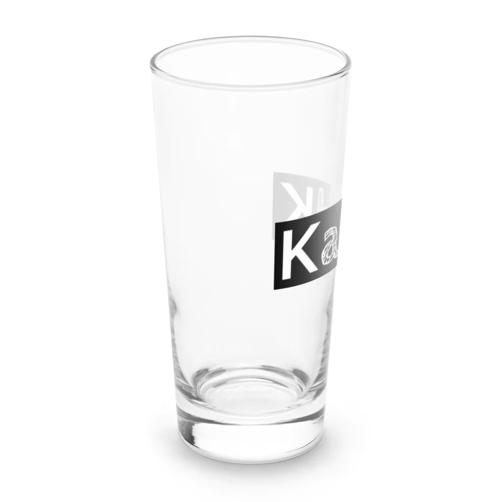 K and K companyのKandKロゴ Long Sized Water Glass :left