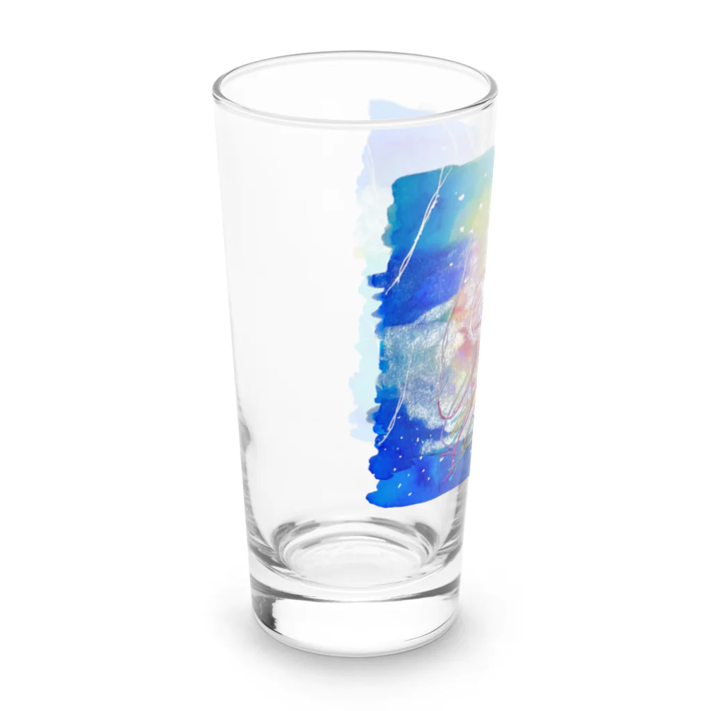 onmycolorの楽描き店のくらげーぬ・くらげーる　さん Long Sized Water Glass :left