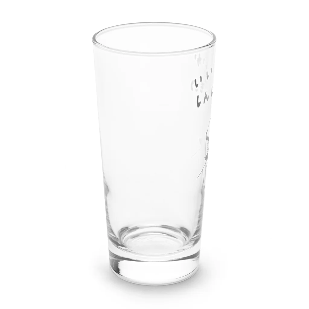 NIKORASU GOのユーモア歴史デザイン「いいじゃないか、しんげんだもの」（Tシャツ・パーカー・グッズ・ETC） Long Sized Water Glass :left