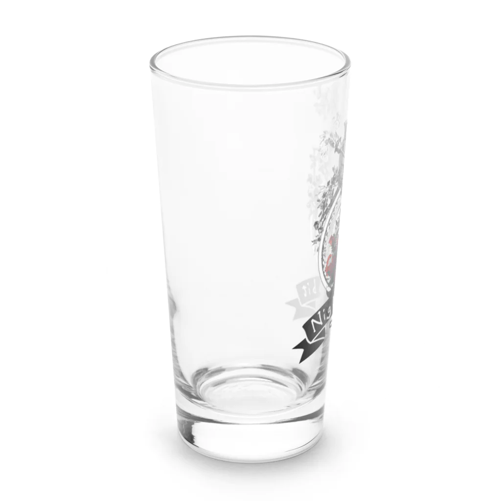 ㌍のるつぼのNight Rabbit Long Sized Water Glass :left