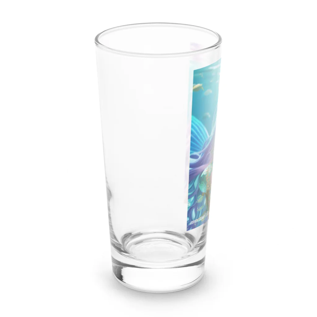 💖宇宙整体♪🌈♪こころからだチャンネル♪💖の mermaid  LARA Long Sized Water Glass :left