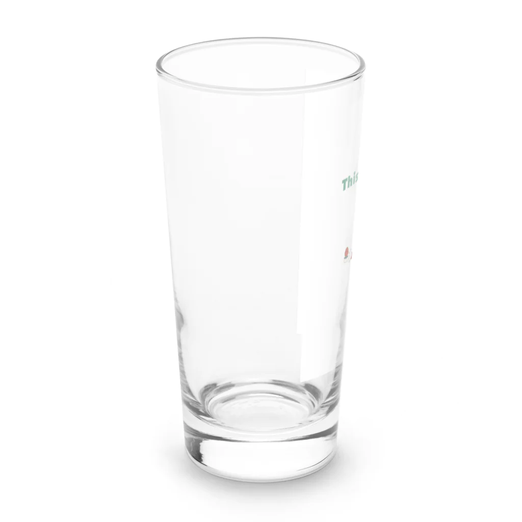 lalauのdemeサンタ Long Sized Water Glass :left