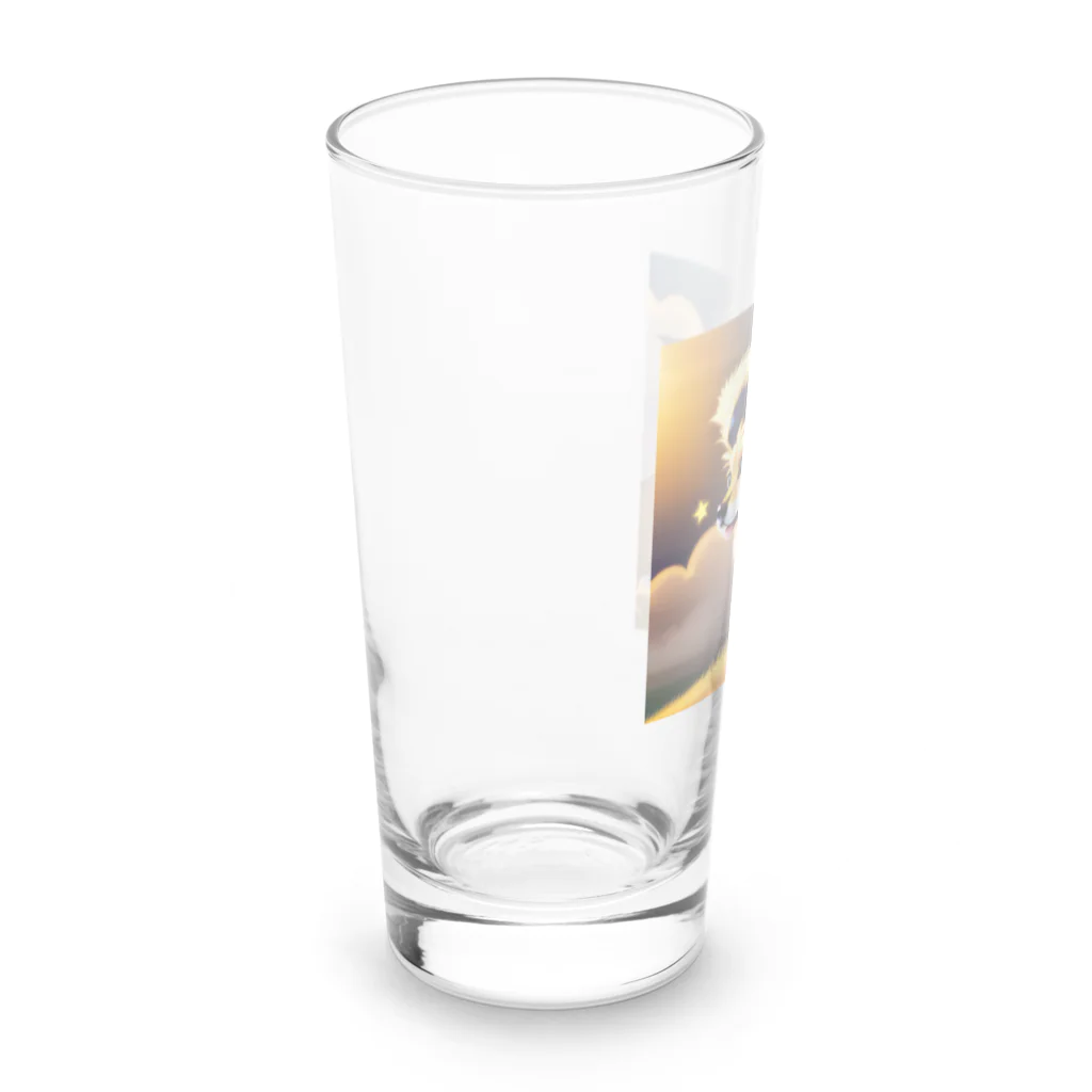 べるべるの星を見てるわんちゃんグッズ Long Sized Water Glass :left