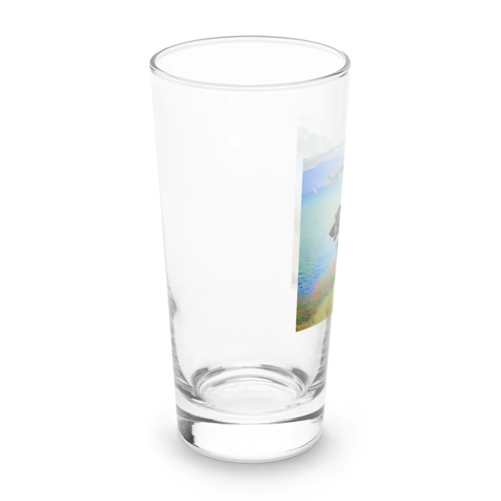 saroraのモネの犬 Long Sized Water Glass :left