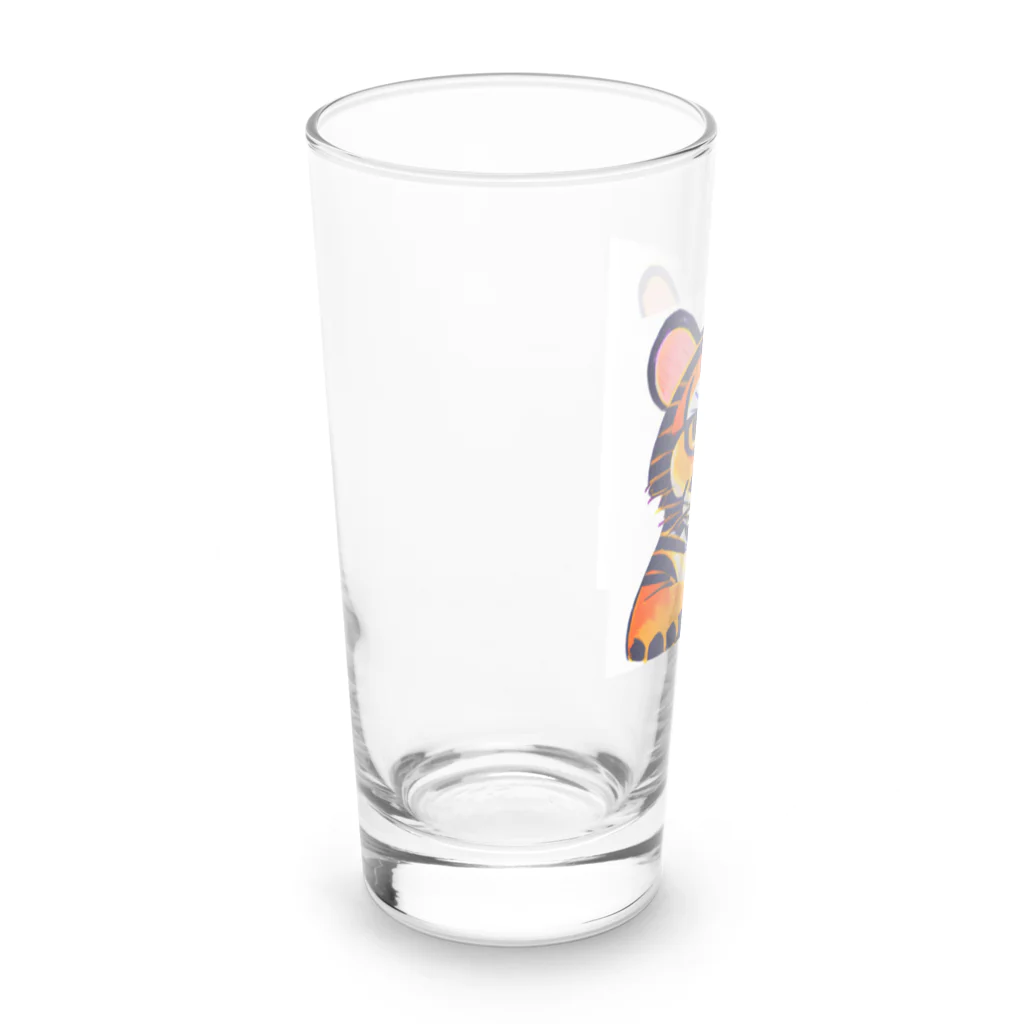 Ikujipappaのタイガー Long Sized Water Glass :left