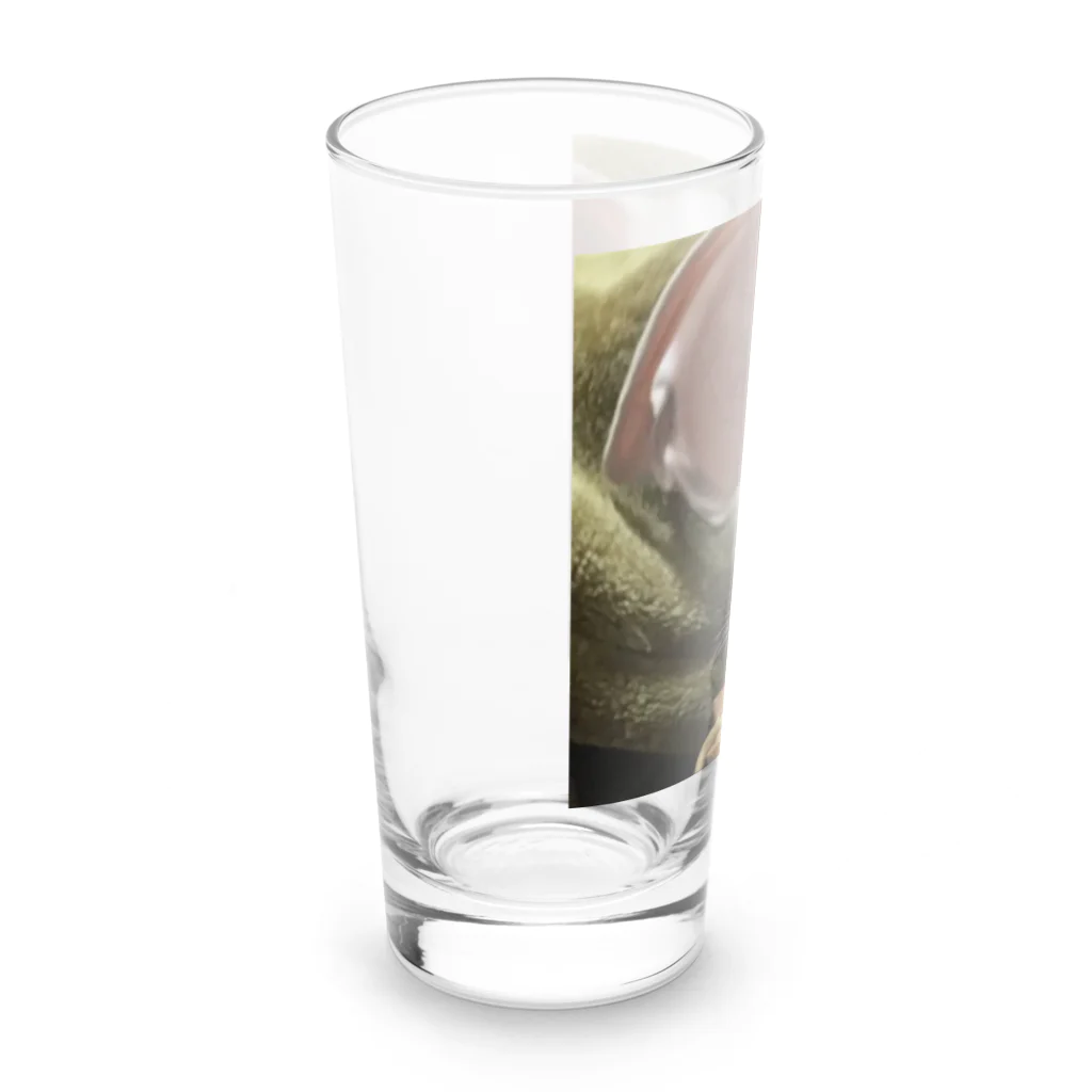 こはちのスピってる犬  Long Sized Water Glass :left