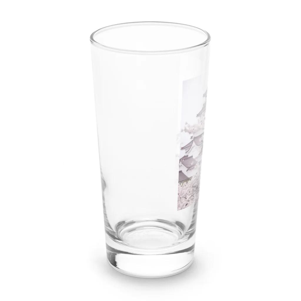 TMK-のシロと桜 Long Sized Water Glass :left