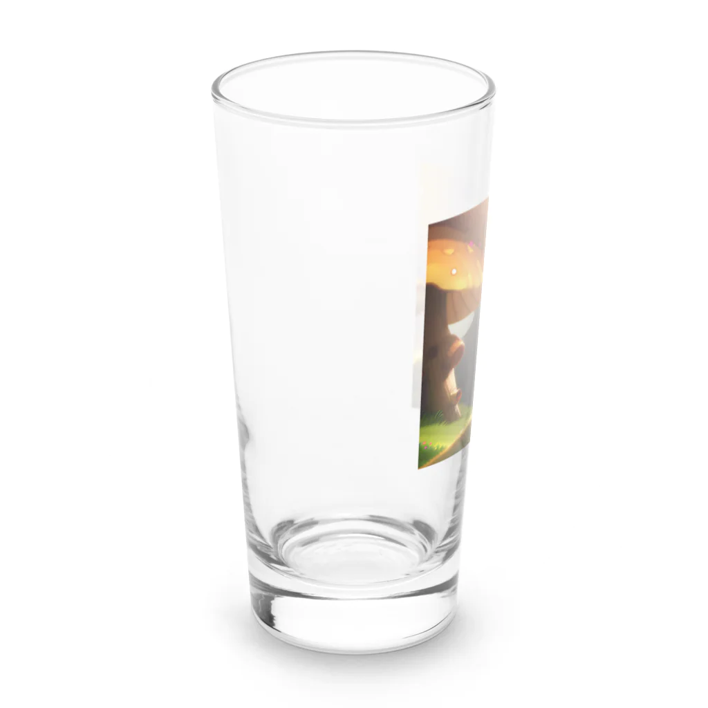 幸せアートワールドの可愛いハムスターの冒険 Long Sized Water Glass :left