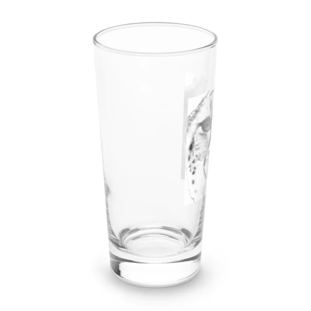 Kego_Storeのチーターさん Long Sized Water Glass :left