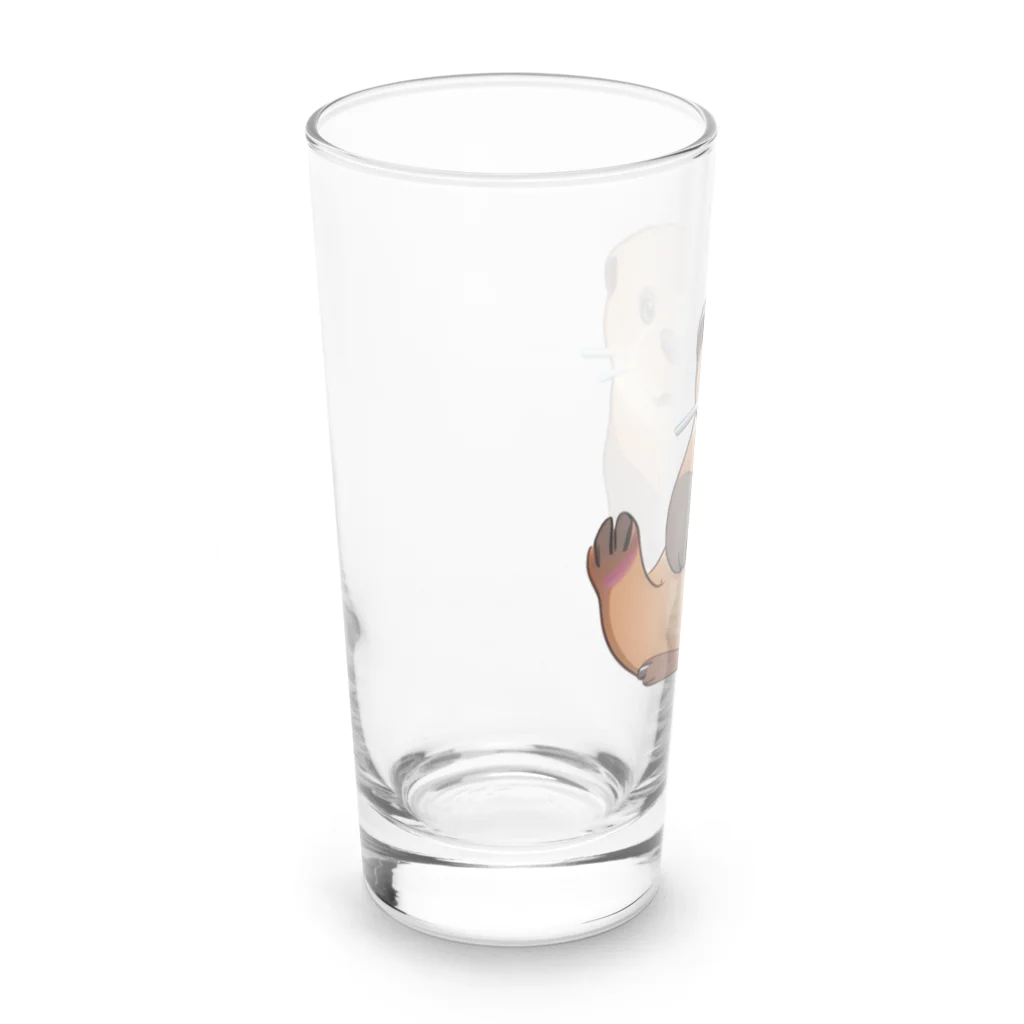 こじゃりデザイン事務所のつぶらなカワウソくん Long Sized Water Glass :left