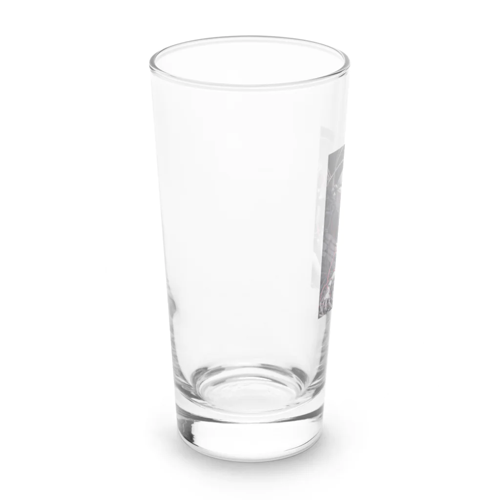 メカニカルシンセゾンビオンラインのメカニカルシンセゾンビガールのイラストのグッズ　#4 Long Sized Water Glass :left