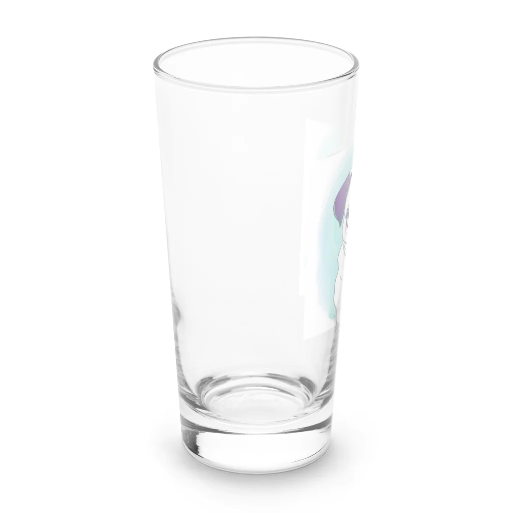 大崎　徹のパグ Long Sized Water Glass :left