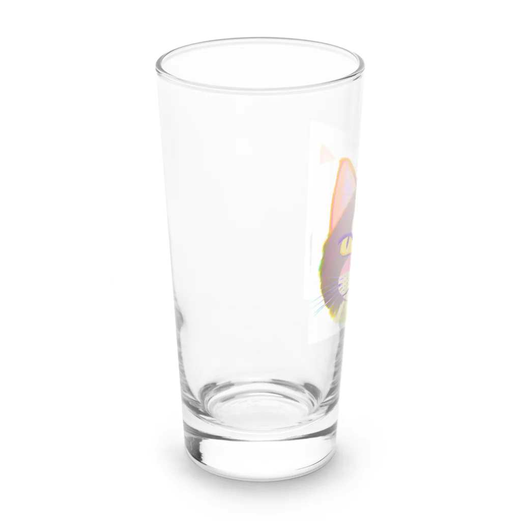 フクミンのふわふわネコ Long Sized Water Glass :left