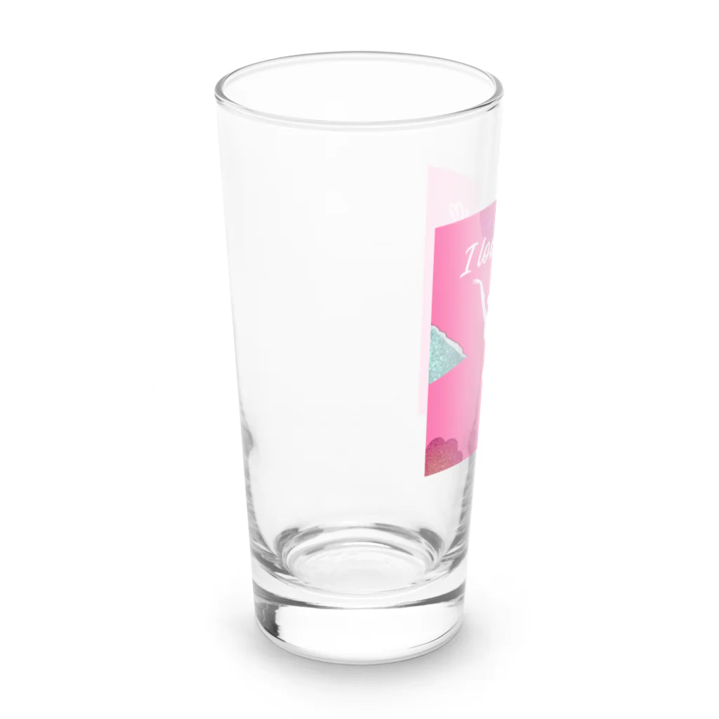 nozomi-mama-shop♪のI love balletグッズ🩰 Long Sized Water Glass :left