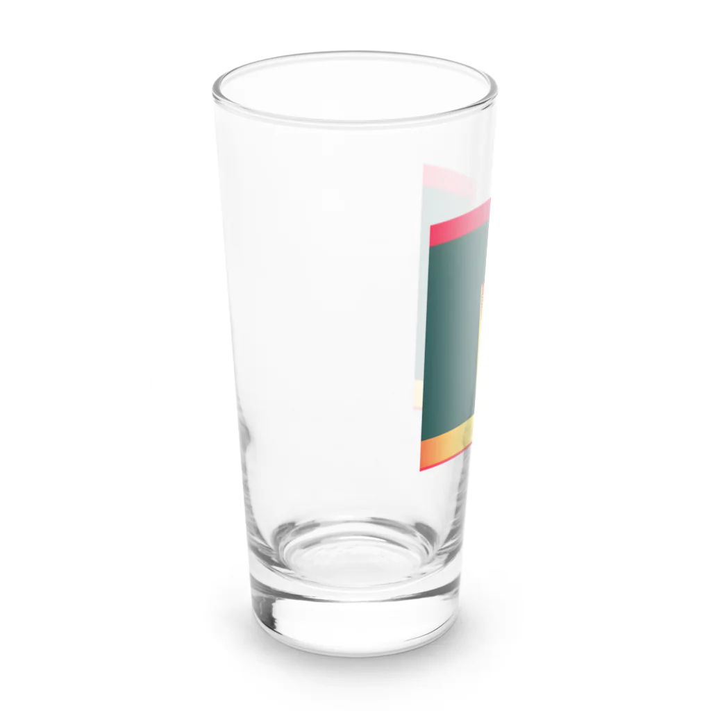 洋服好きな男の子 のお酒好き集まれー Long Sized Water Glass :left